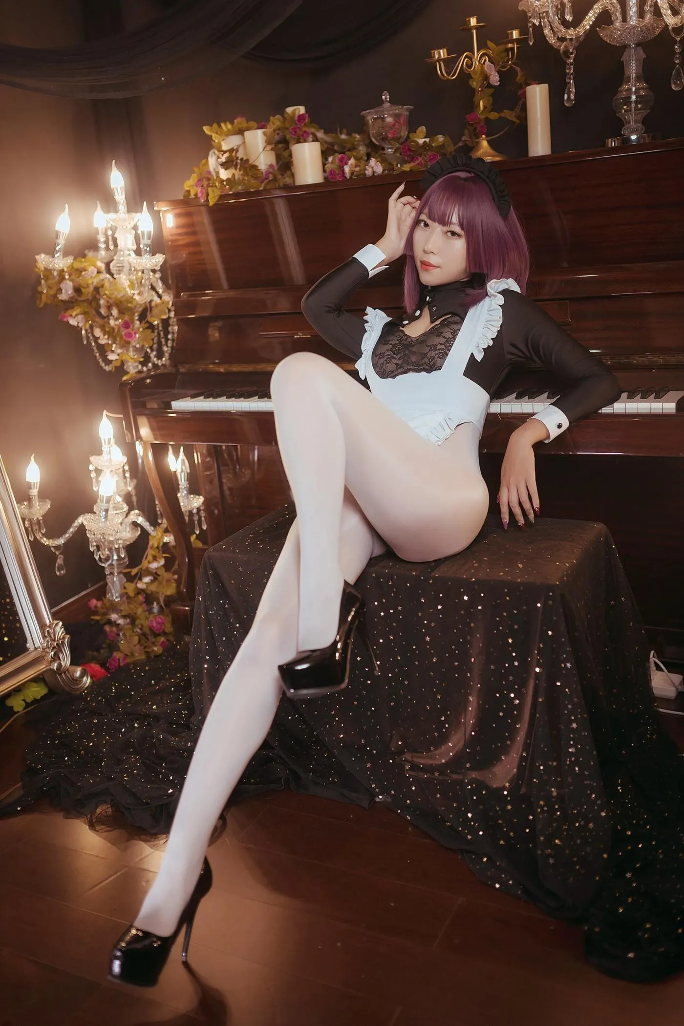 Money冷冷 – NO.31 高叉女仆 [25P]插图1